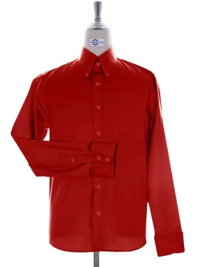 Button Down Red Color Shirt