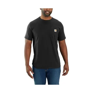 Carhartt Men's Force Relaxed Fit Short-Sleeve Pocket T-Shirt - Black