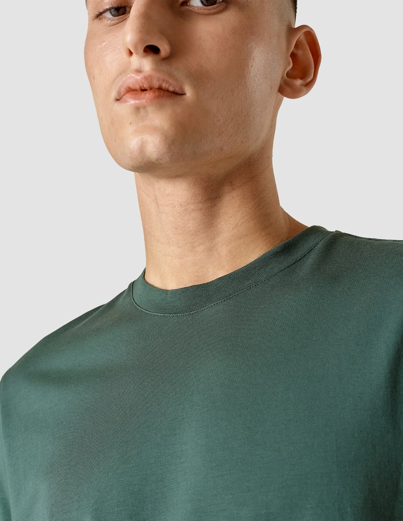 Supima T-shirt Box Fit Garden Green