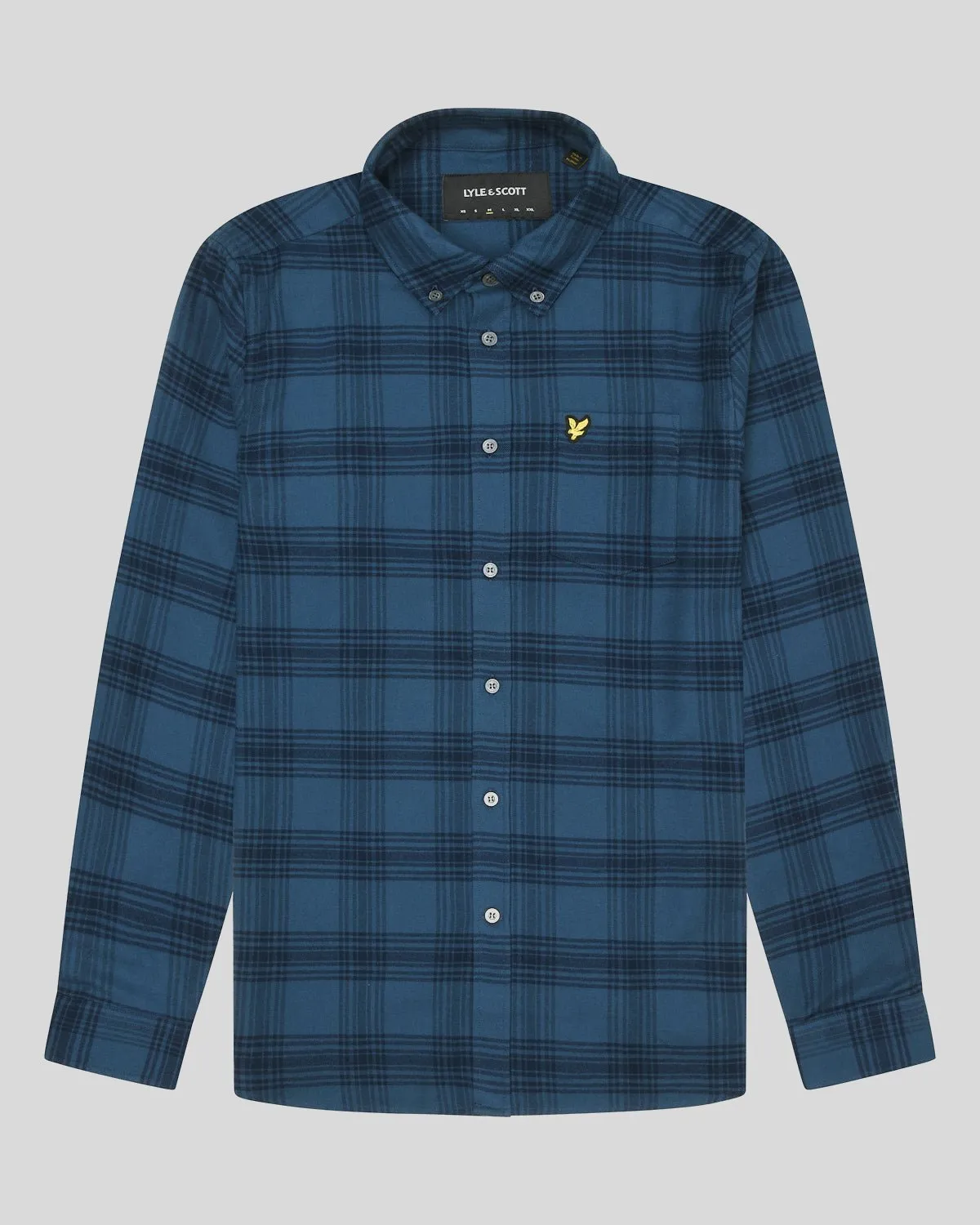 Tonal Check Flannel Shirt